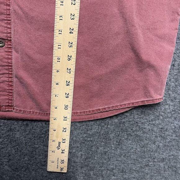 Red Head Short Sleeve Button Front Men’s Shirts Size 2XL XXL Red - Picture 6 of 6